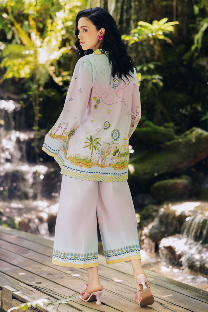 Qalamkar | Printed Co Ords 25 | OP-09 Sigr - House Of Hania