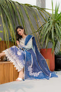 Qalamkar | Q Line Lawn Collection | JK-07 ELZA - House Of Hania
