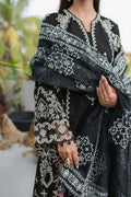 Qalamkar | Q Line Lawn Collection | JK-09 EVADNE - House Of Hania