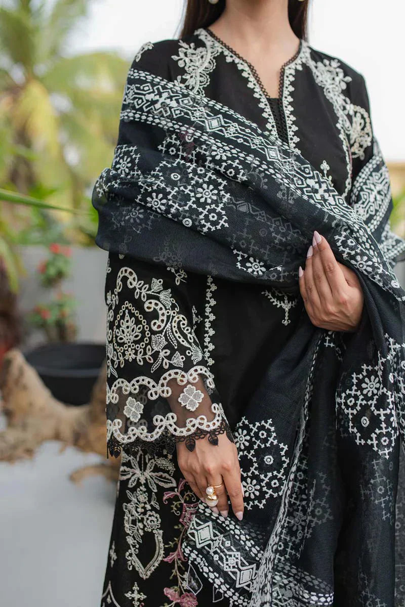 Qalamkar | Q Line Lawn Collection | JK-09 EVADNE - House Of Hania