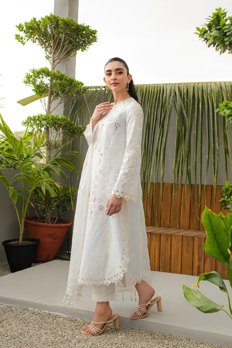 Qalamkar | Q Line Lawn Collection | JK-10 ORLA - House Of Hania