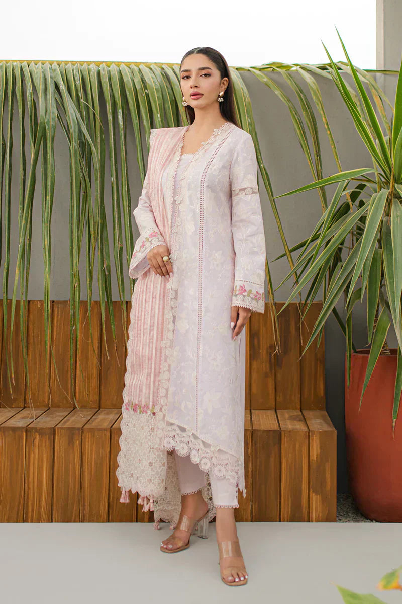 Qalamkar | Q Line Lawn Collection | JK-11 NIEVE - House Of Hania