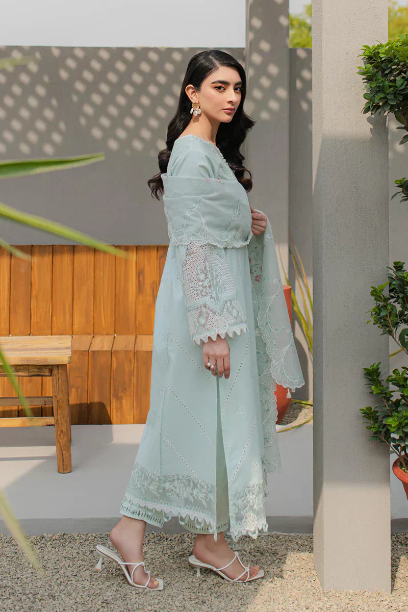 Qalamkar | Q Line Lawn Collection | JK-12 SIOFRA - House Of Hania