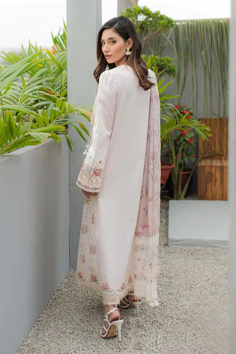 Qalamkar | Q Line Lawn Collection | JK-13 OPALINE - House Of Hania