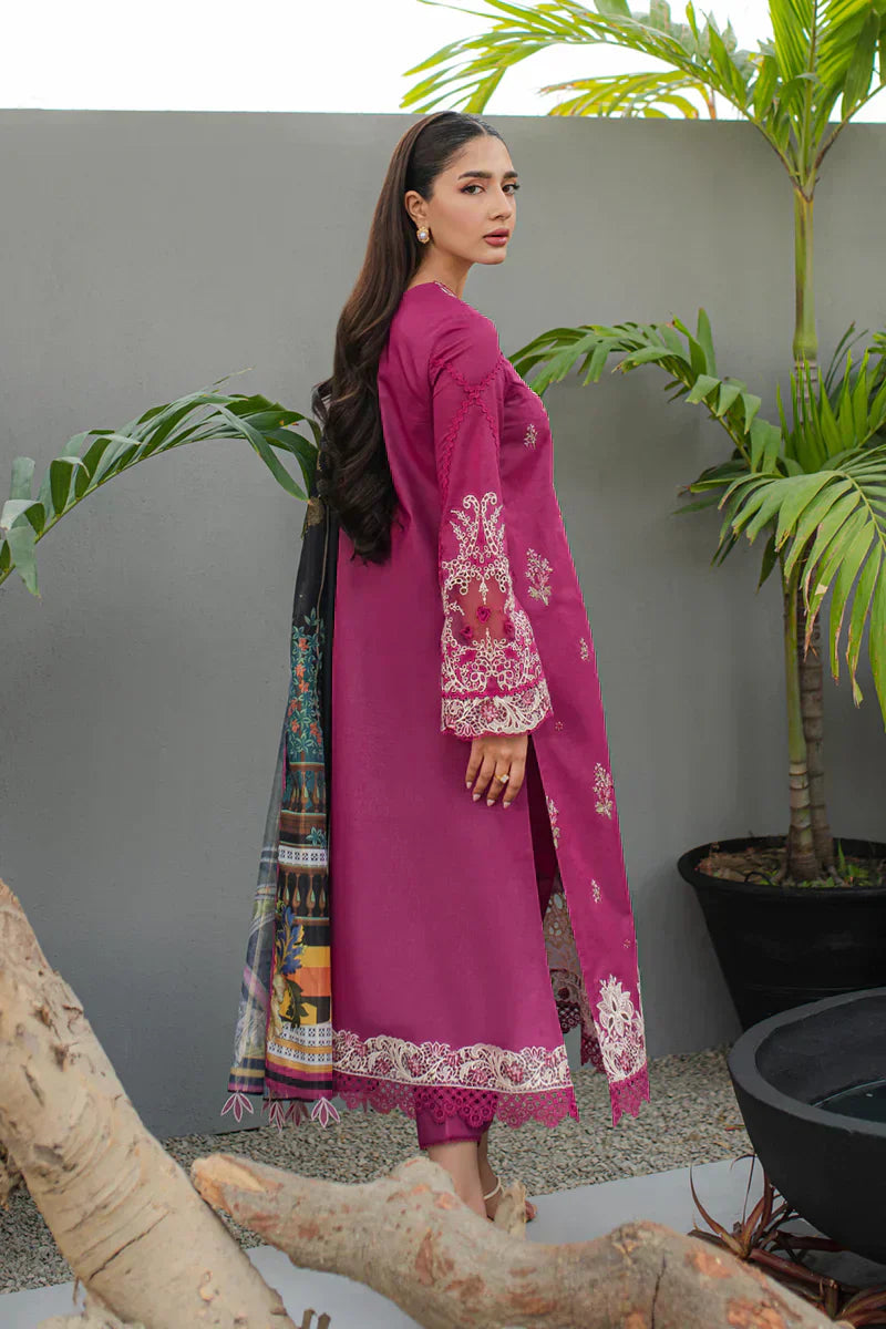 Qalamkar | Q Line Lawn Collection | JK-16 SERAPHINA - House Of Hania