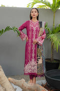 Qalamkar | Q Line Lawn Collection | JK-16 SERAPHINA - House Of Hania