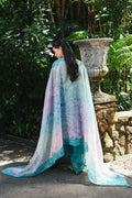 Qalamkar | Q Line Lawn Drop | RP-03 SAPPHIRE - House Of Hania