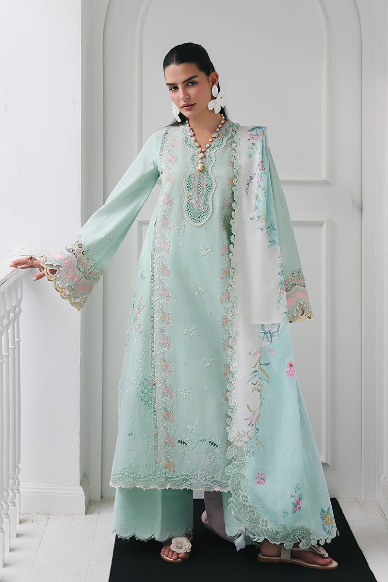 Qalamkar | Q Line Lawn Drop | RP-05 RAHA - House Of Hania