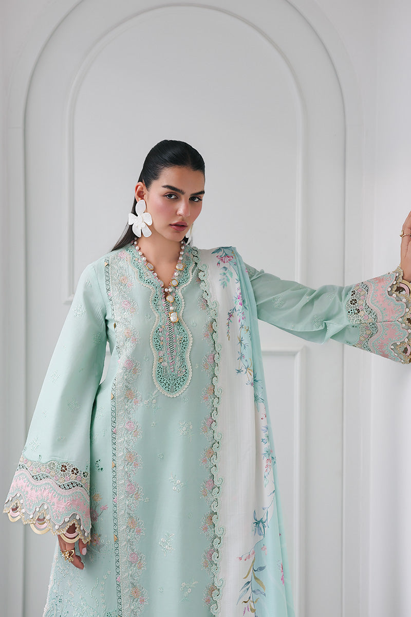 Qalamkar | Q Line Lawn Drop | RP-05 RAHA - House Of Hania