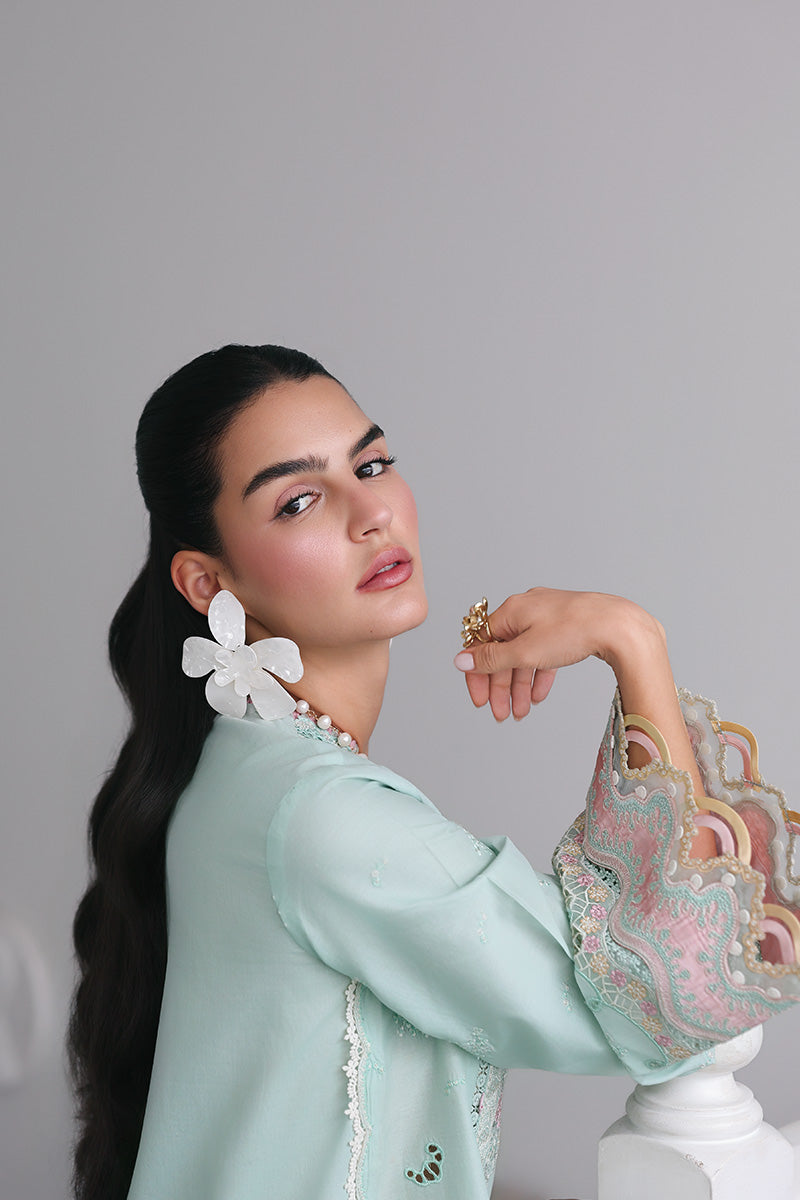 Qalamkar | Q Line Lawn Drop | RP-05 RAHA - House Of Hania