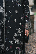 Qalamkar | Q Line Lawn Drop | RP-07 OBSIDIAN - House Of Hania