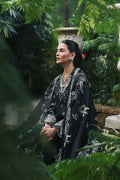 Qalamkar | Q Line Lawn Drop | RP-07 OBSIDIAN - House Of Hania