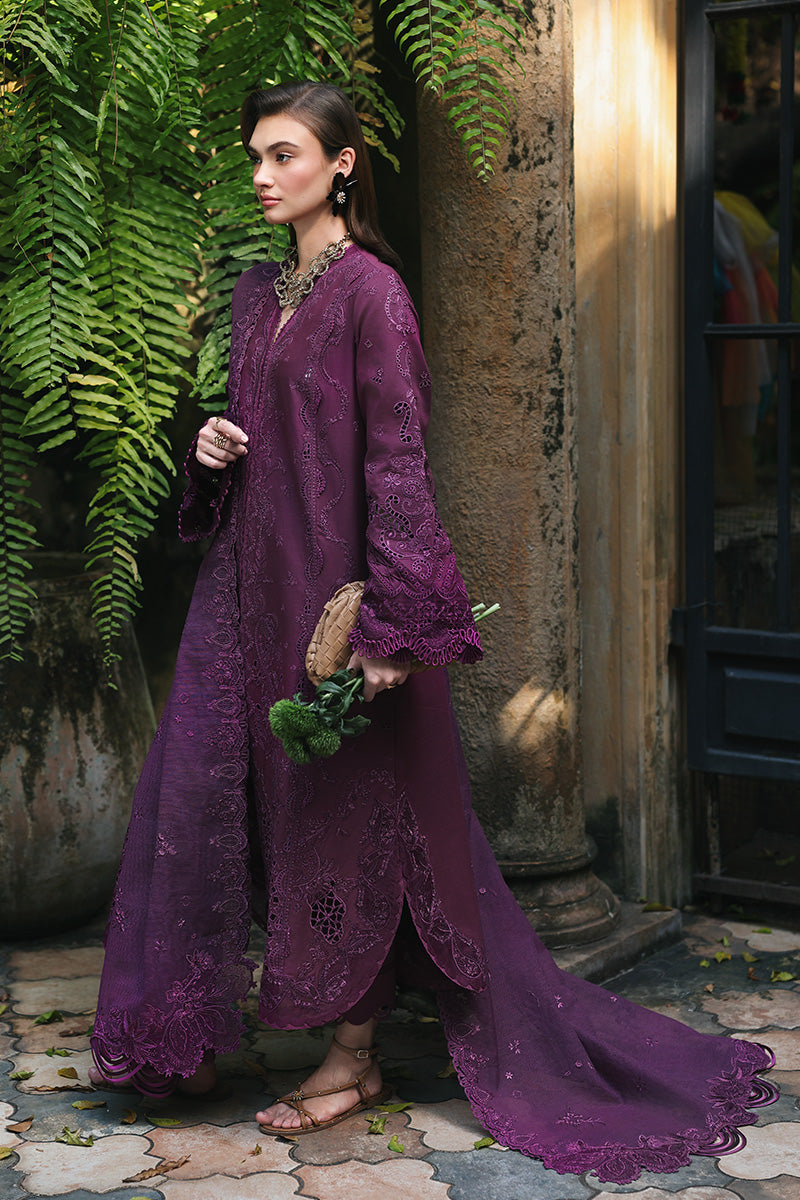 Qalamkar | Q Line Lawn Drop | RP-08 LIORA - House Of Hania