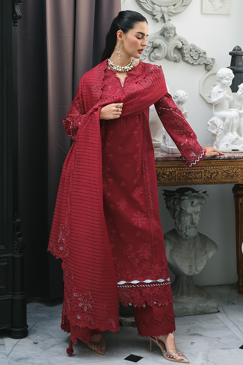 Qalamkar | Q Line Lawn Drop | RP-16 QISTAH - House Of Hania
