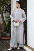 Qalamkar | Q Linen 25 | KL-02 HAZE - House Of Hania