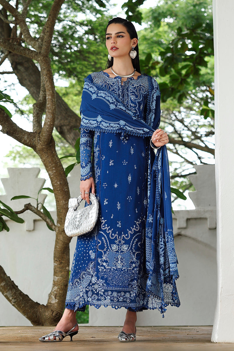 Qalamkar | Q Linen 25 | KL-03 ECLIPSE - House Of Hania