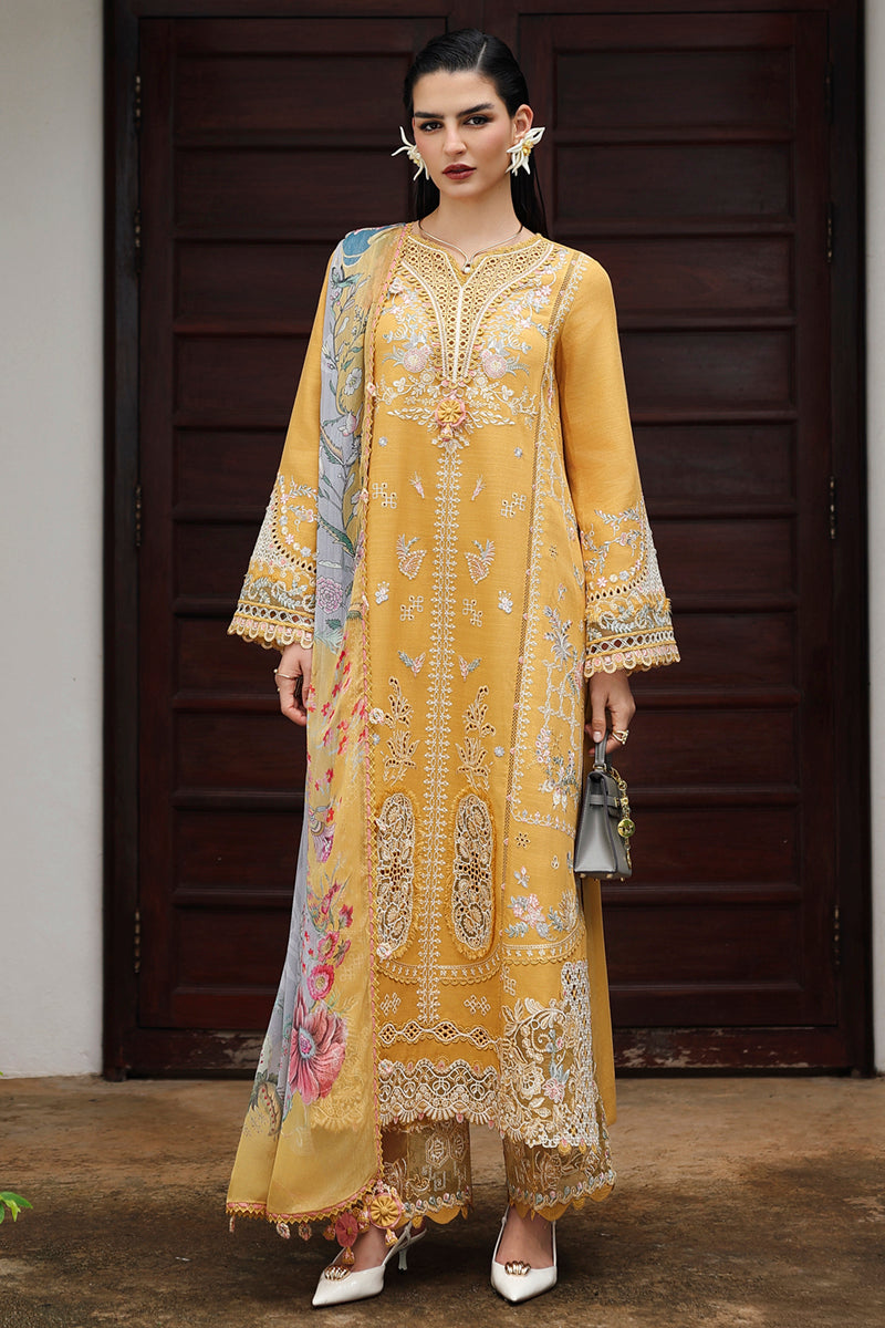 Qalamkar | Q Linen 25 | KL-06 GLEAM - House Of Hania