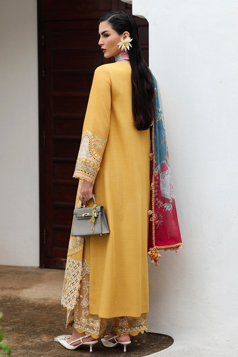 Qalamkar | Q Linen 25 | KL-06 GLEAM - House Of Hania