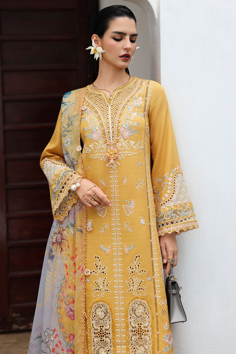 Qalamkar | Q Linen 25 | KL-06 GLEAM - House Of Hania