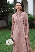 Qalamkar | Q Linen 25 | KL-08 VEIL - House Of Hania