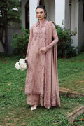 Qalamkar | Q Linen 25 | KL-08 VEIL - House Of Hania