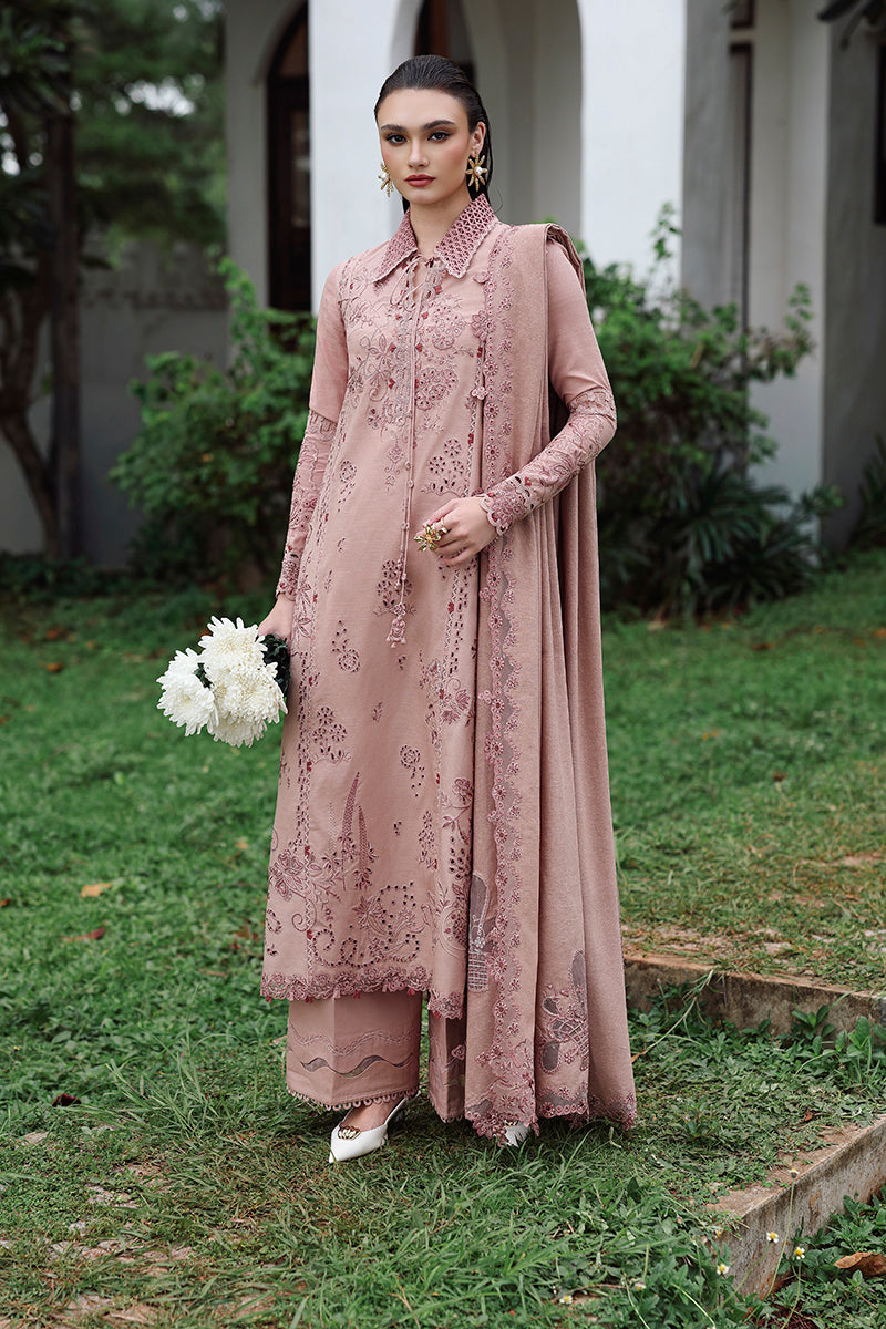 Qalamkar | Q Linen 25 | KL-08 VEIL - House Of Hania