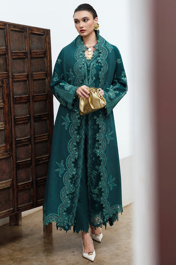 Qalamkar | Q Linen 25 | KL-11 MEADOW - House Of Hania