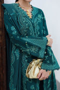 Qalamkar | Q Linen 25 | KL-11 MEADOW - House Of Hania