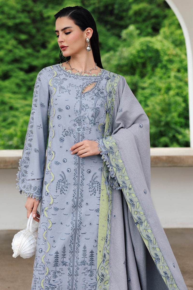 Qalamkar | Q Linen 25 | KL-13 SAAHIL - House Of Hania