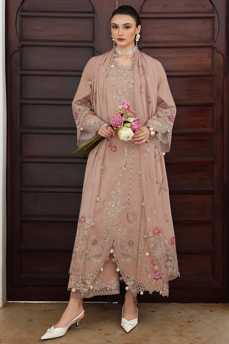 Qalamkar | Q Linen 25 | KL-14 DUSK - House Of Hania