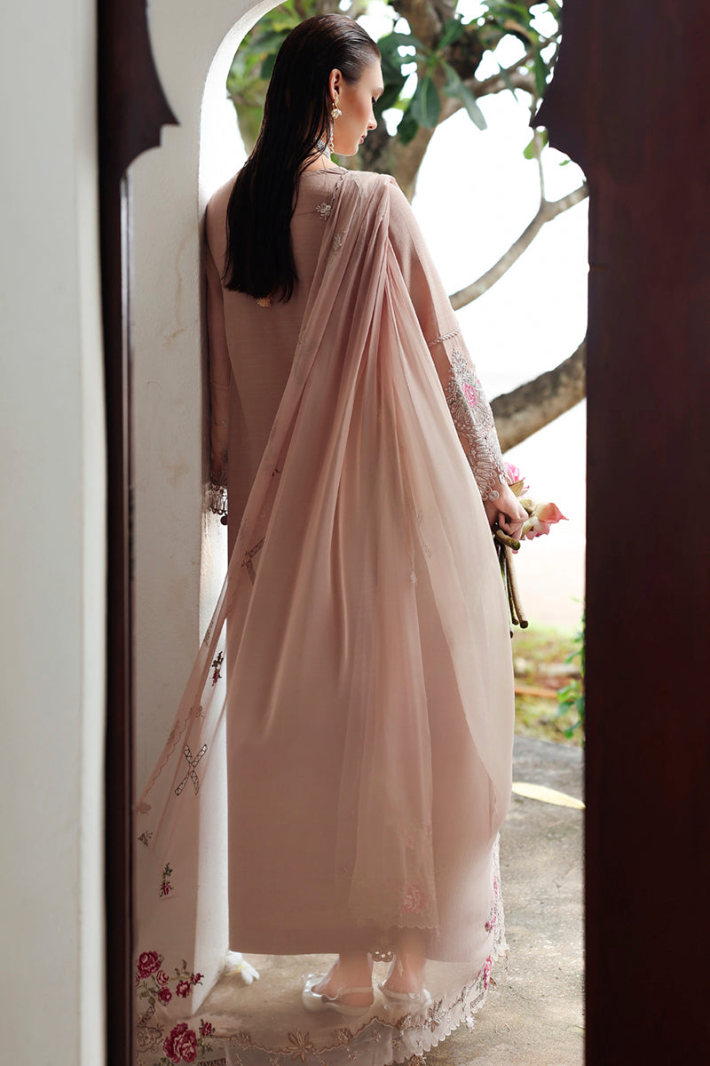 Qalamkar | Q Linen 25 | KL-14 DUSK - House Of Hania