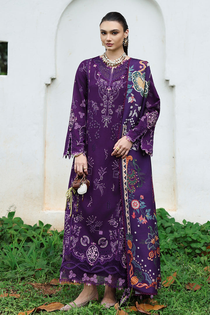 Qalamkar | Q Linen 25 | KL-15 IRIS - House Of Hania