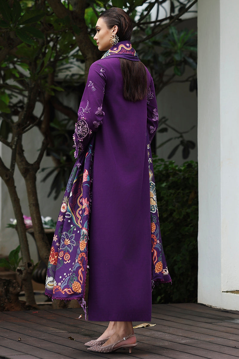 Qalamkar | Q Linen 25 | KL-15 IRIS - House Of Hania