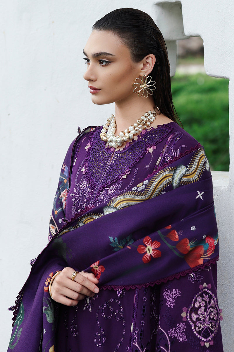 Qalamkar | Q Linen 25 | KL-15 IRIS - House Of Hania