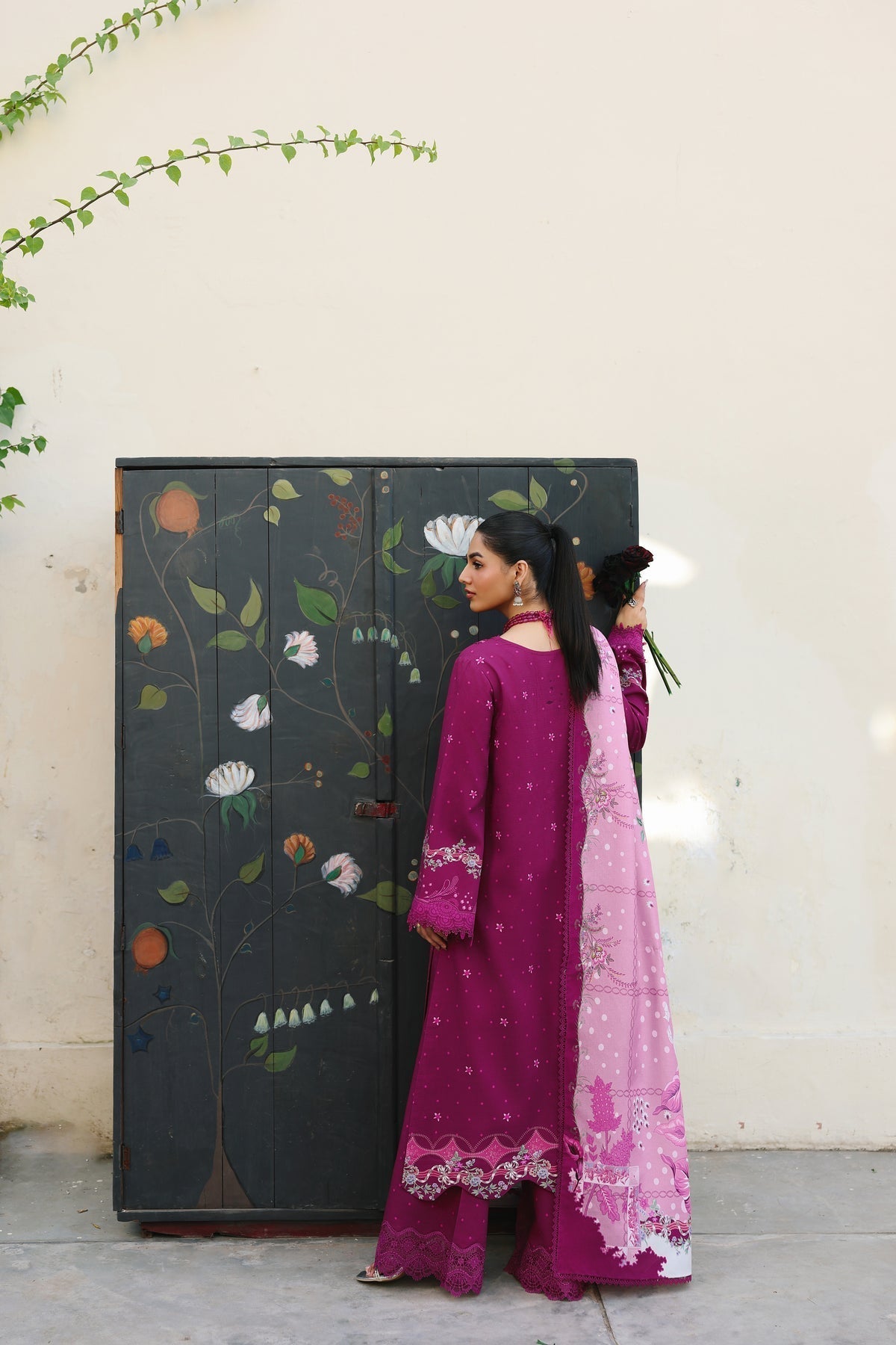 Qalamkar | QPrints Winter 25 | QW-01 (B) JORIS - House Of Hania
