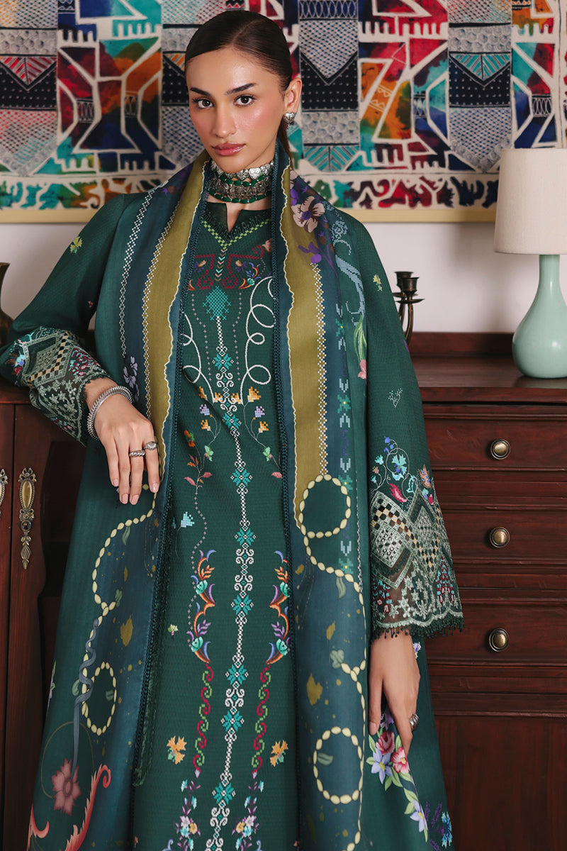 Qalamkar | QPrints Winter 25 | QW-06 (A) KARLA - House Of Hania