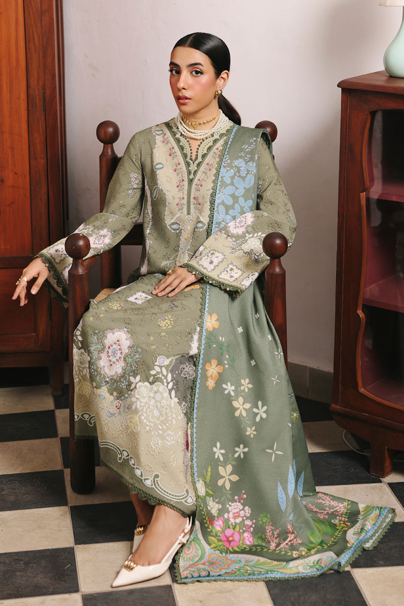 Qalamkar | QPrints Winter 25 | QW-09 (A) KHANZA - House Of Hania