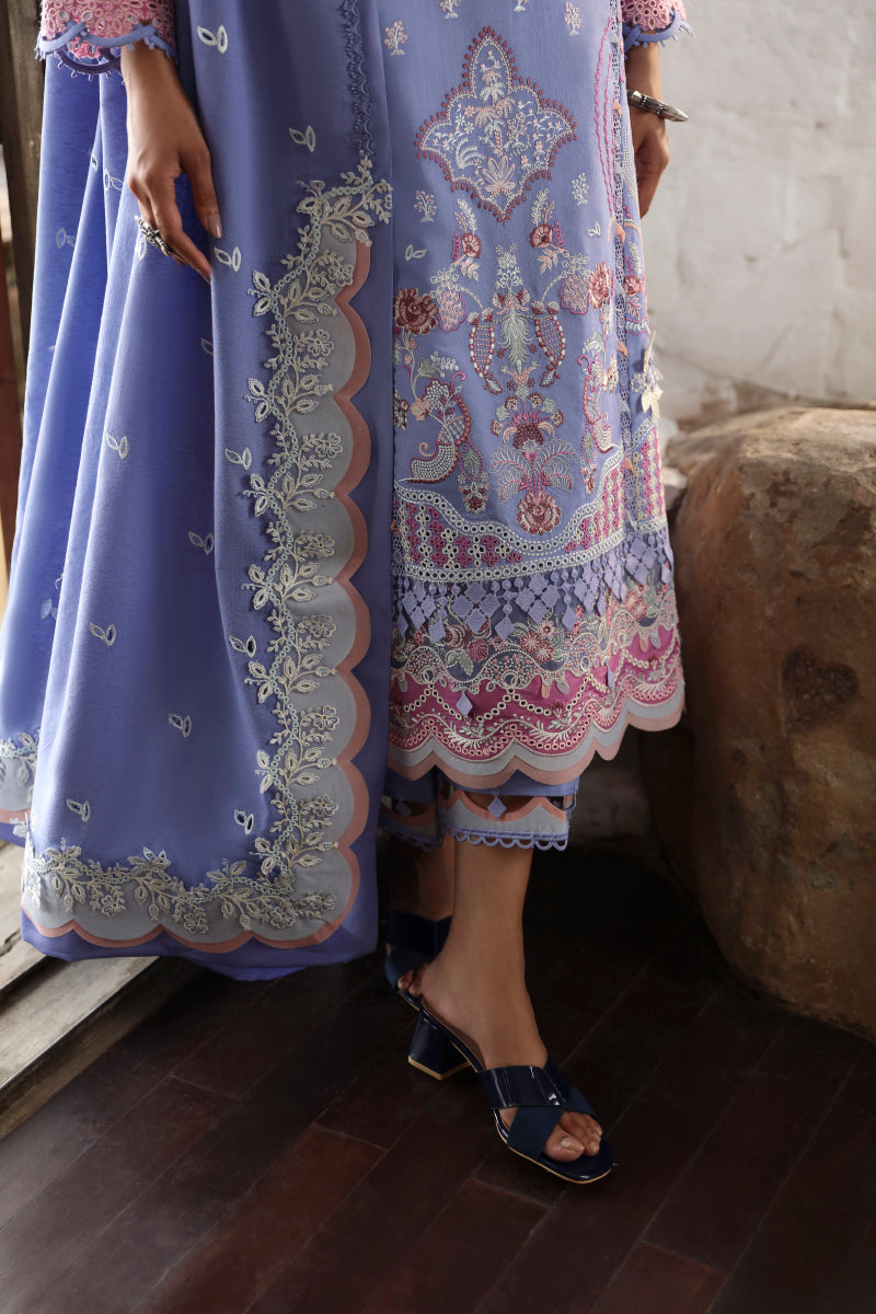 Qalamkar | Qlinekari Linen Collection | LM-09 LORNA - House Of Hania