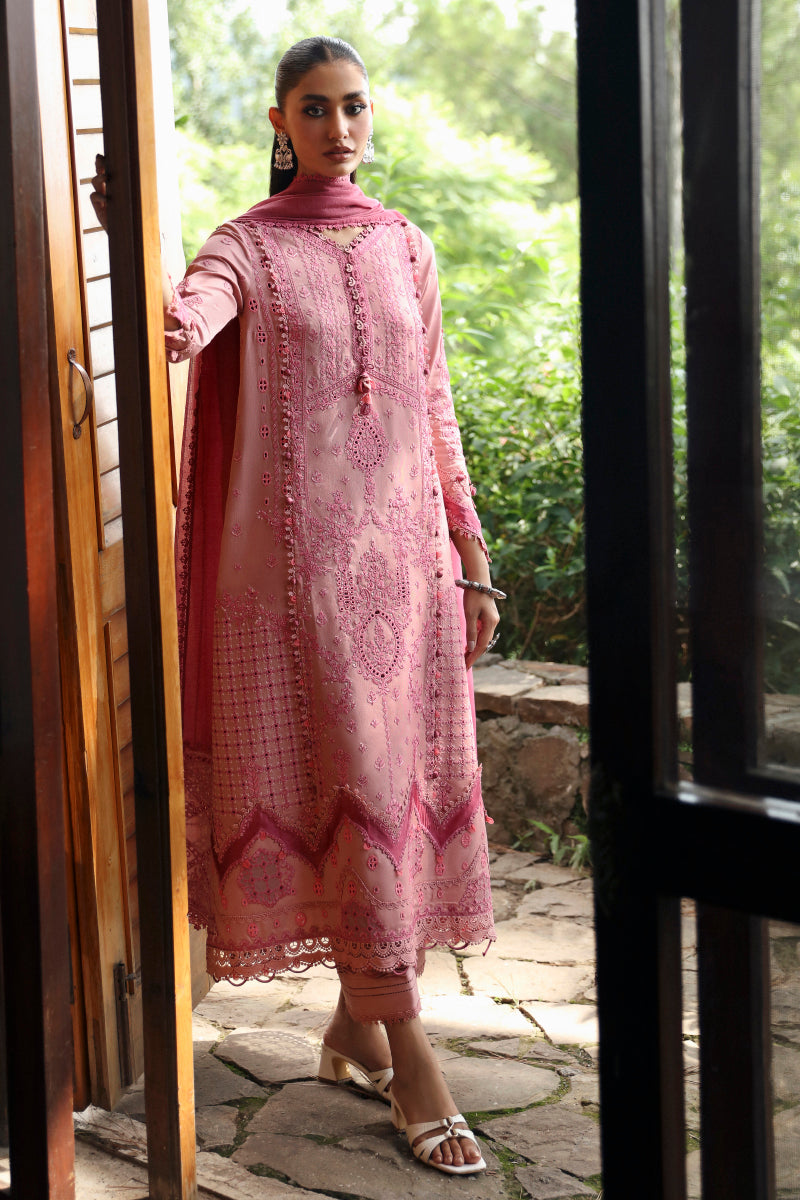 Qalamkar | Qlinekari Linen Collection | LM-12 KEIRA - House Of Hania