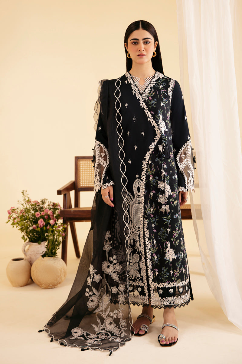 Qalamkar | Qlinekari Luxury Lawn | SQ-03 MARWA - House Of Hania