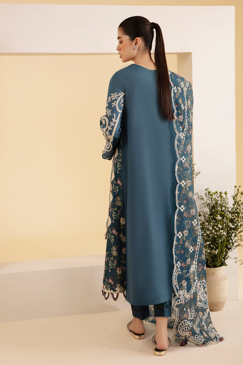 Qalamkar | Qlinekari Luxury Lawn | SQ-05 ELA - House Of Hania