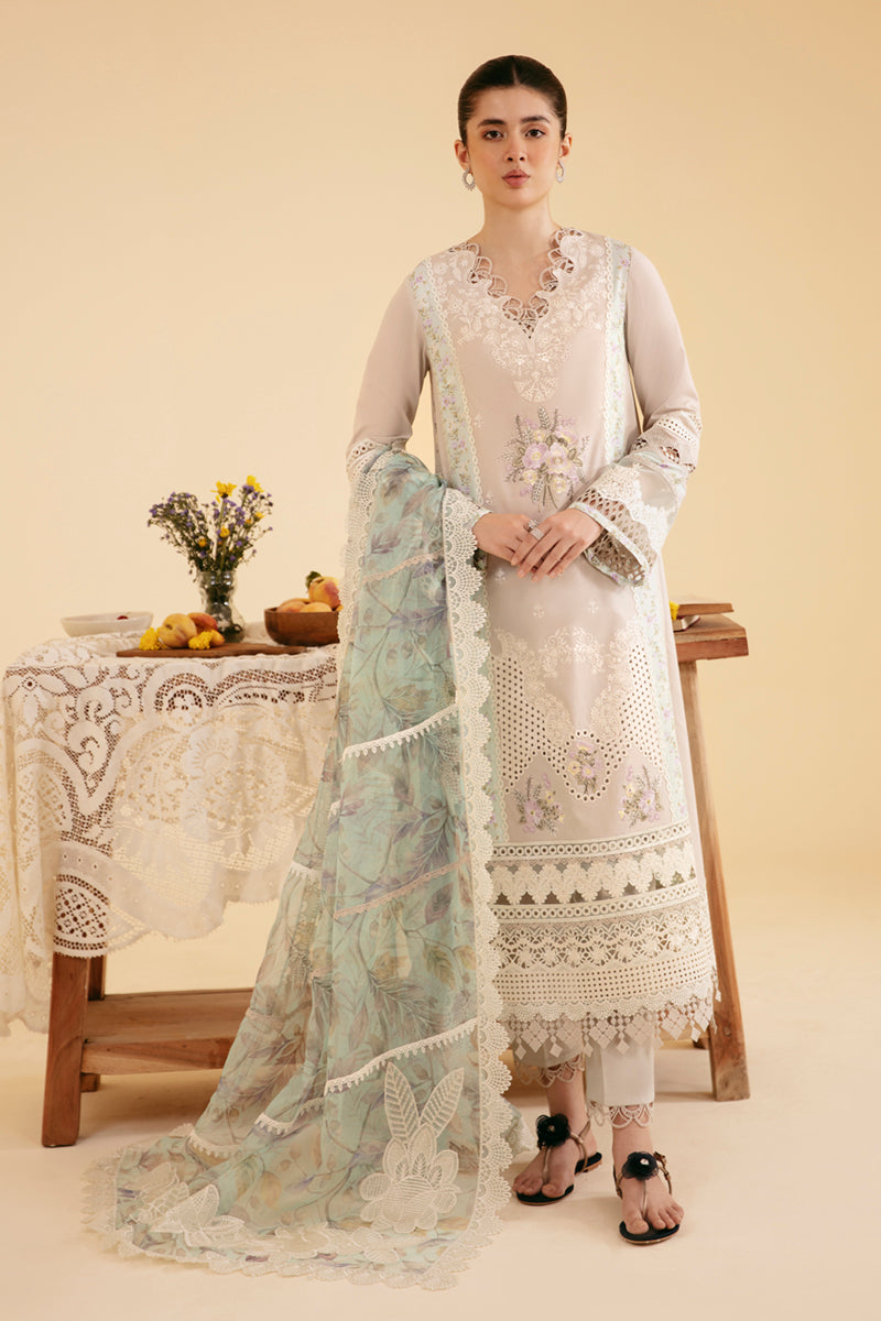 Qalamkar | Qlinekari Luxury Lawn | SQ-13 AYSEL - House Of Hania