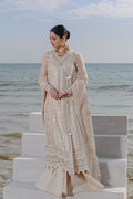 Qalamkar - SAAHIL LUXURY LAWN’23 - SP-01 AIYLA - TC-326 - House Of Hania