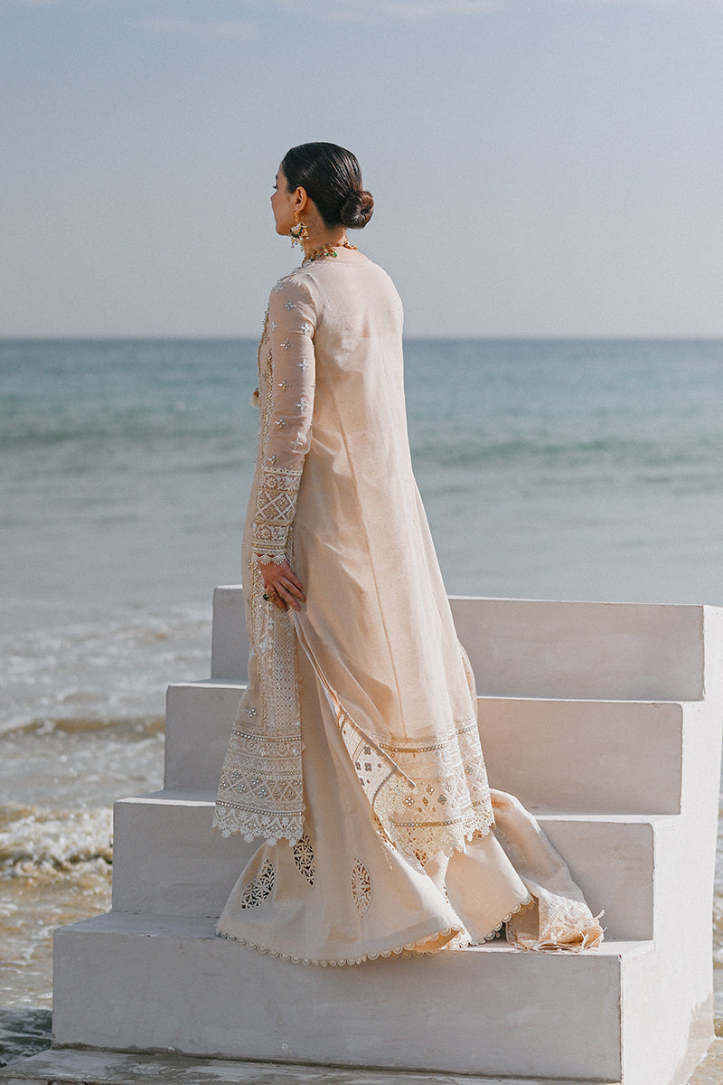 Qalamkar - SAAHIL LUXURY LAWN’23 - SP-01 AIYLA - TC-326 - House Of Hania