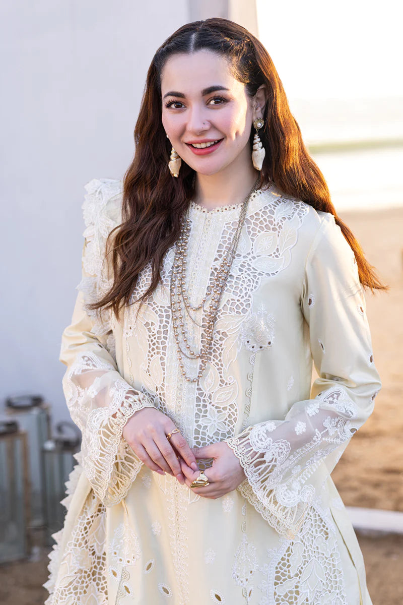 Qalamkar | Sahil Kinare Luxury Lawn | FP-01 JANA - House Of Hania