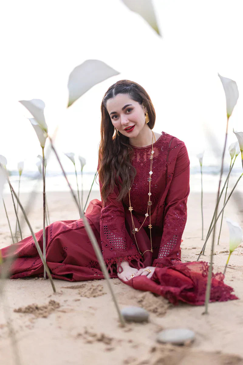 Qalamkar | Sahil Kinare Luxury Lawn | FP-07 AISHA - House Of Hania