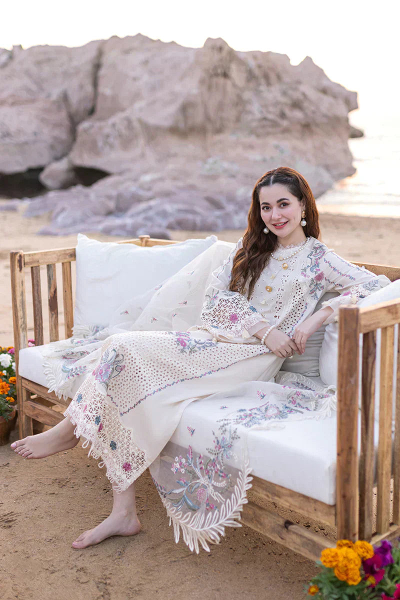Qalamkar | Sahil Kinare Luxury Lawn | FP-09 SELIN - House Of Hania