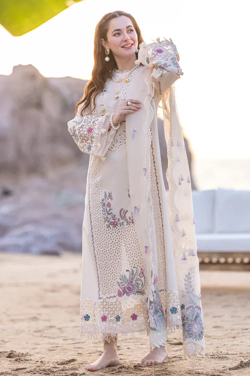 Qalamkar | Sahil Kinare Luxury Lawn | FP-09 SELIN - House Of Hania