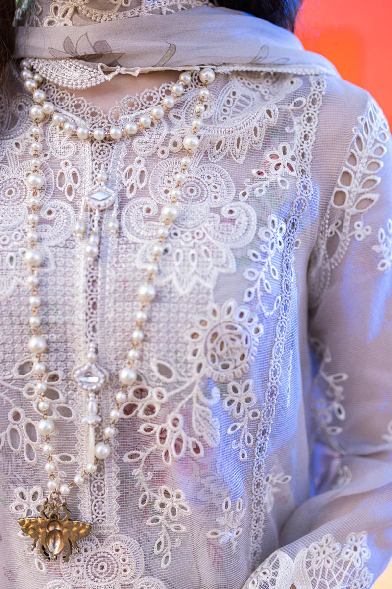 Qalamkar | Sahil Kinare Luxury Lawn | FP-11 EMIRA - House Of Hania