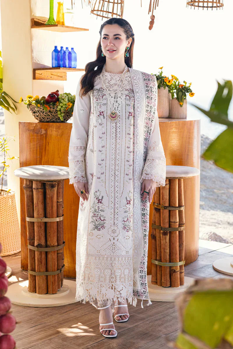 Qalamkar | Sahil Kinare Luxury Lawn | FP-12 MARWA - House Of Hania